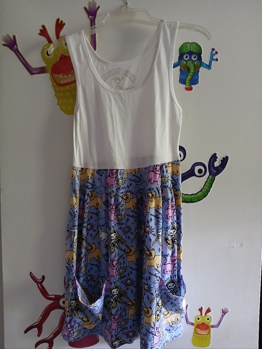 Laser kitty rare dress with pockets
